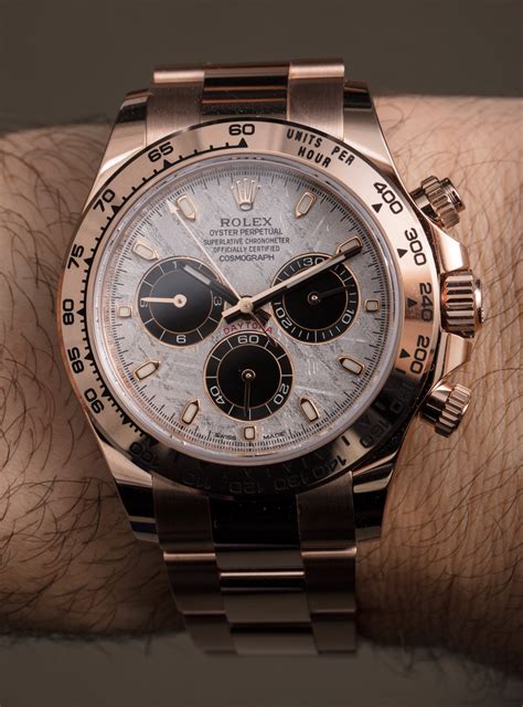 Rolex meteorite watch